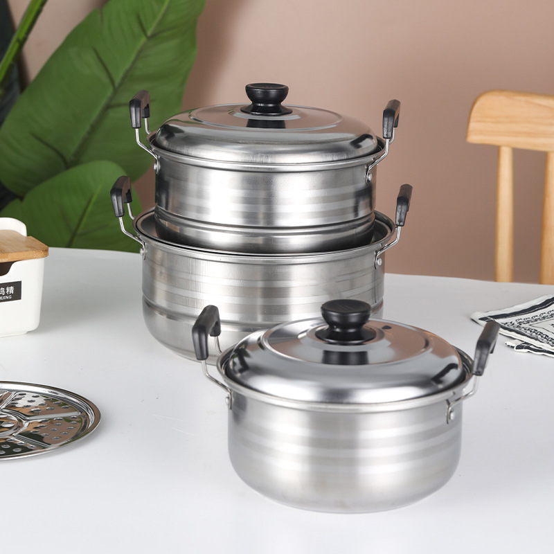 Title 2, American-style Stainless Steel Pot Set