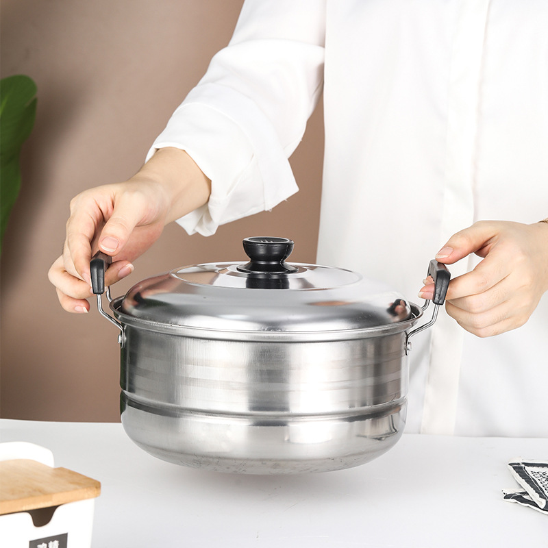 Title 5, American-style Stainless Steel Pot Set