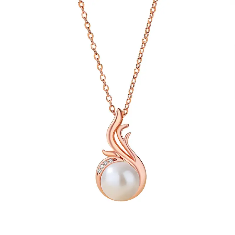 Pearl Necklace Women's Sterling Silver Artistic Retro Clavicle Chain