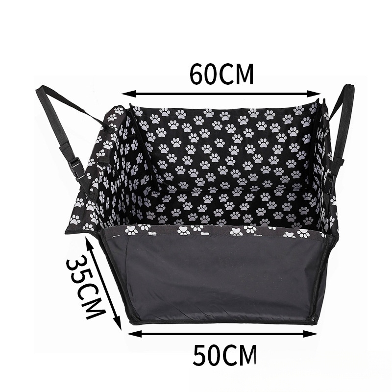 Rear Printed Double Layer Waterproof Pet Car Mat Pet Cat Dog Protection Pet Hanging Basket — foto 10