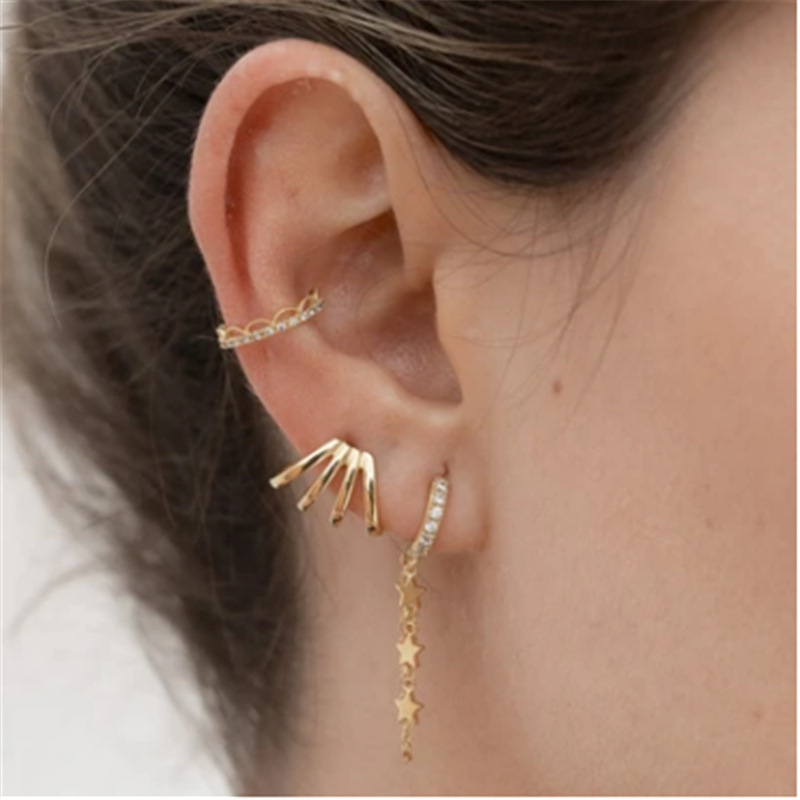 Long Chain Tassel XINGX Eardrops Graceful And Fashionable