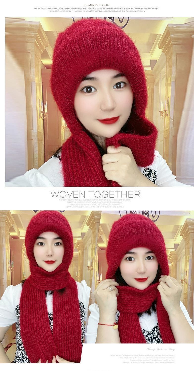 Autumn And Winter New Squirrel Woolen Yarn Braided Hat