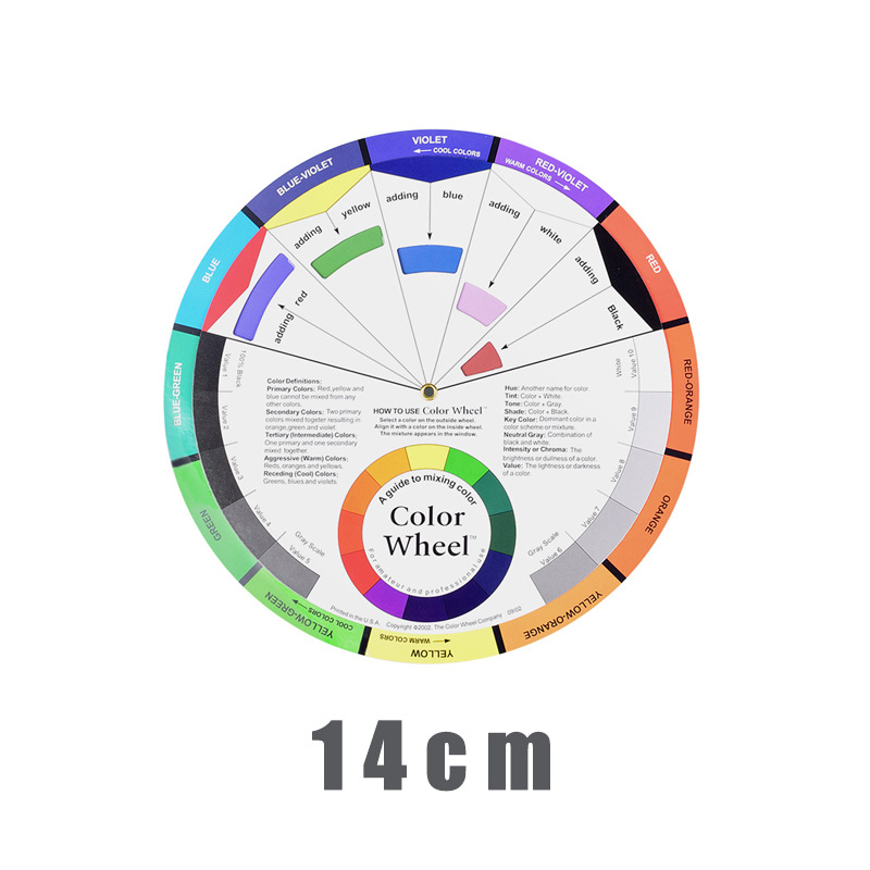 Title 2, Basic Chromatography Card Pigment Mixed Color T...