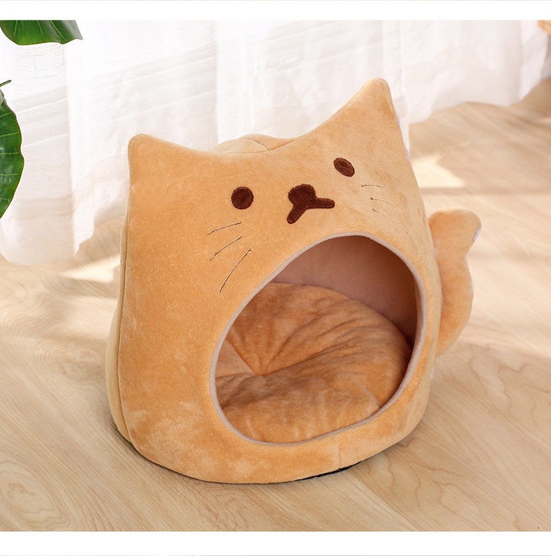 Title 5, Cat Nest Winter Warm Closed Thickened Autumn An...