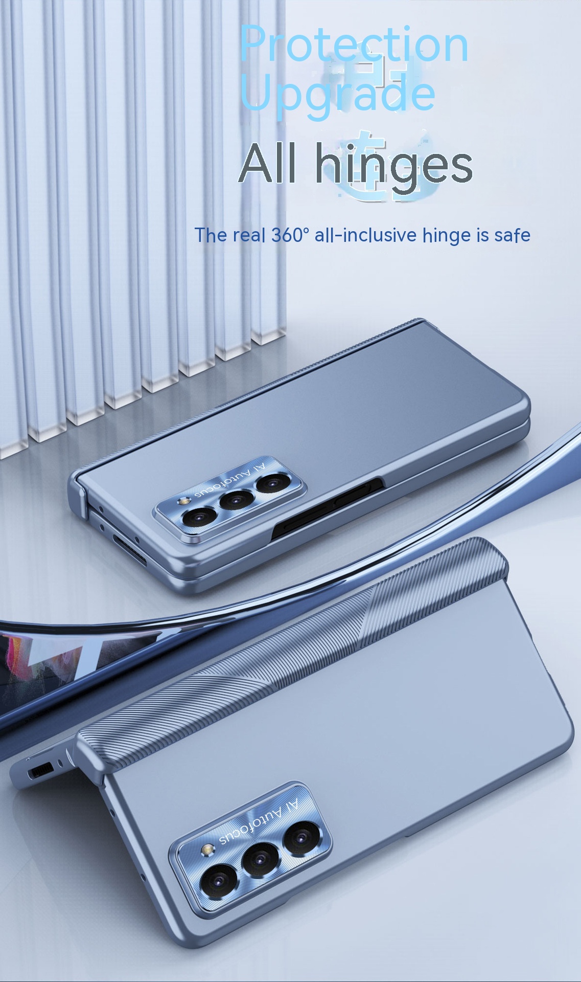 Decompression Magnetic Hinge Folding Phone Case - Image 4