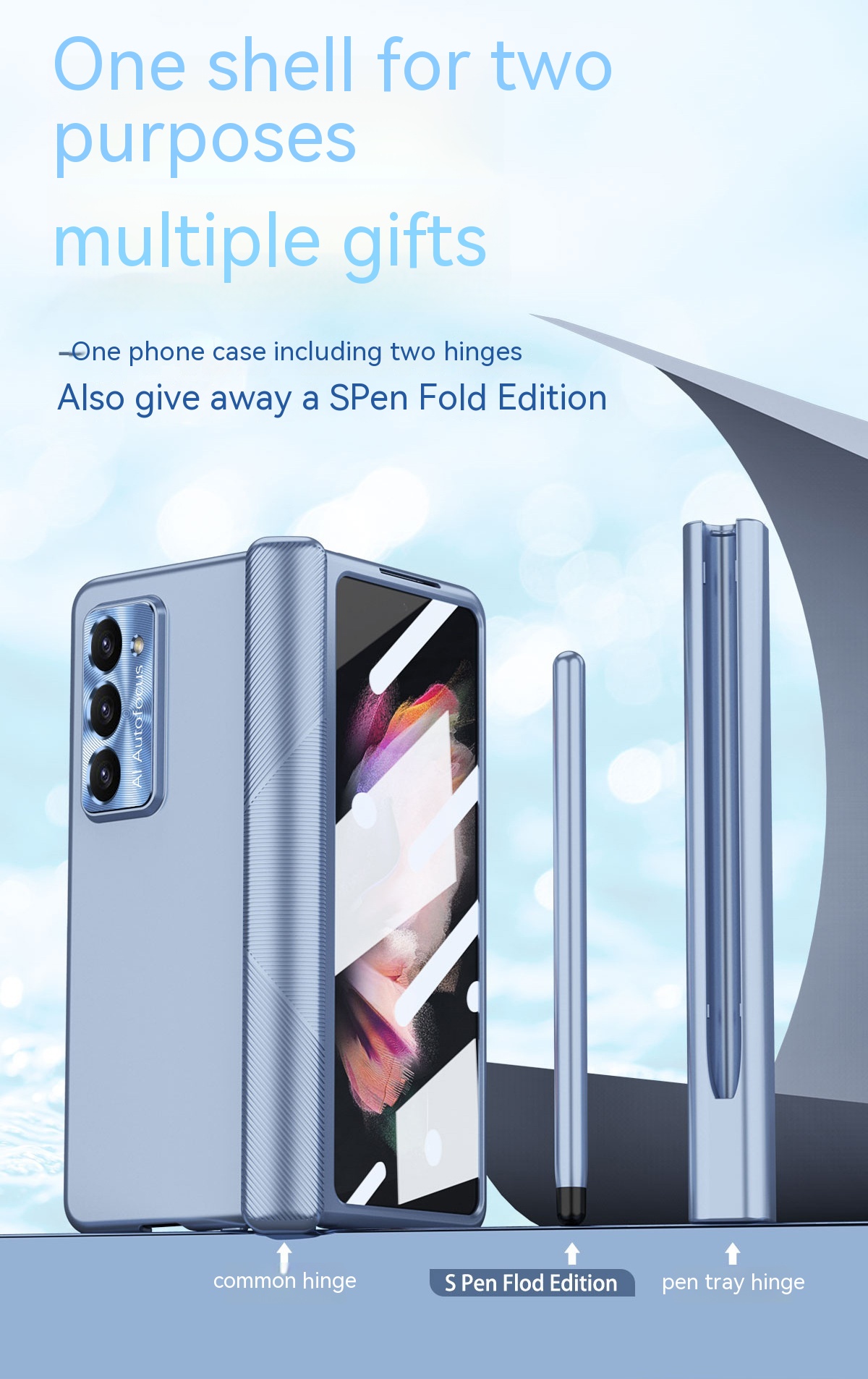 Decompression Magnetic Hinge Folding Phone Case - Image 6
