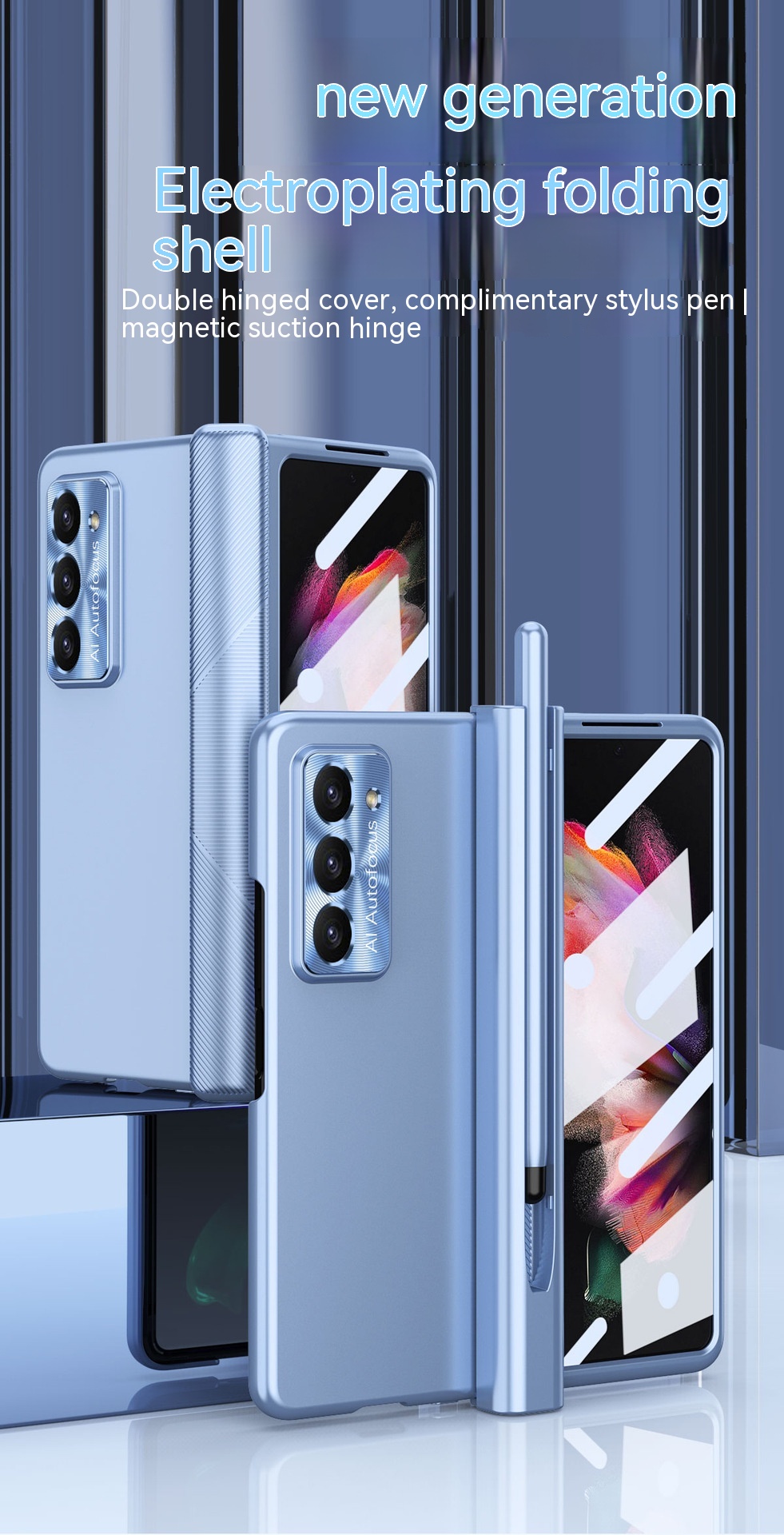 Decompression Magnetic Hinge Folding Phone Case - Image 2