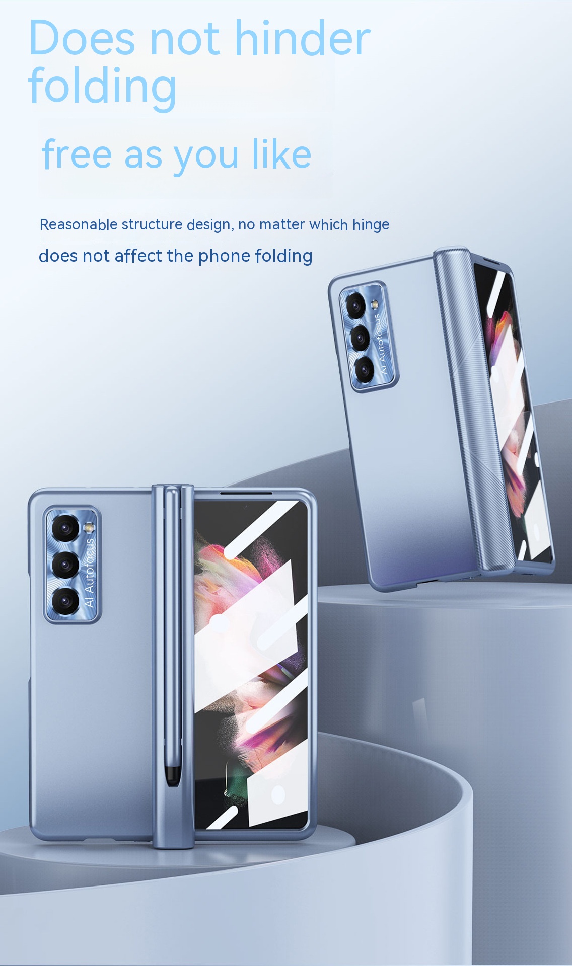 Decompression Magnetic Hinge Folding Phone Case - Image 9