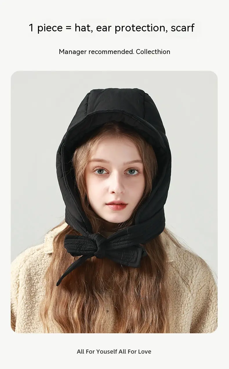 Pilot Cap Personality Ushanka Men And Women Cycling Ear Protection Short-brimmed Hat Lace-up