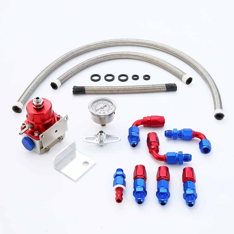 Car Modified General Fuel Pressure Regulator Turbo Fuel Booster Kit - Image 3