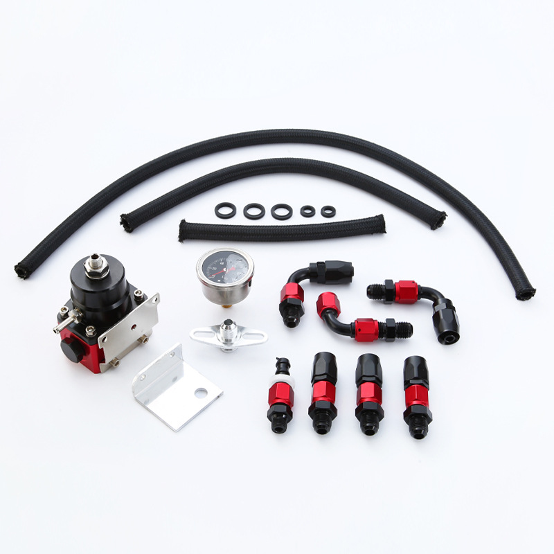 Car Modified General Fuel Pressure Regulator Turbo Fuel Booster Kit - Image 5