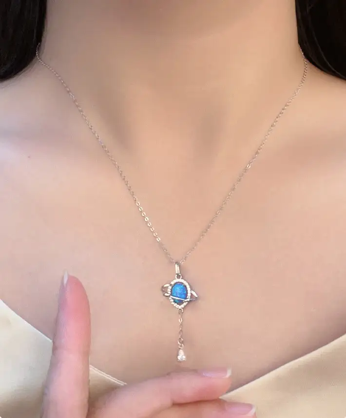 Women's Confession Balloon Sterling Silver Necklace