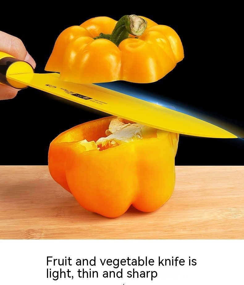 Title 6, Stainless Steel Yellow Household Fruit Cutting ...