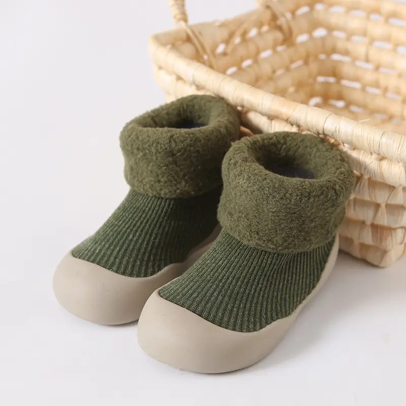 Thickened Children Sneakers Winter Super Warm Toddler Indoor Shoes Socks