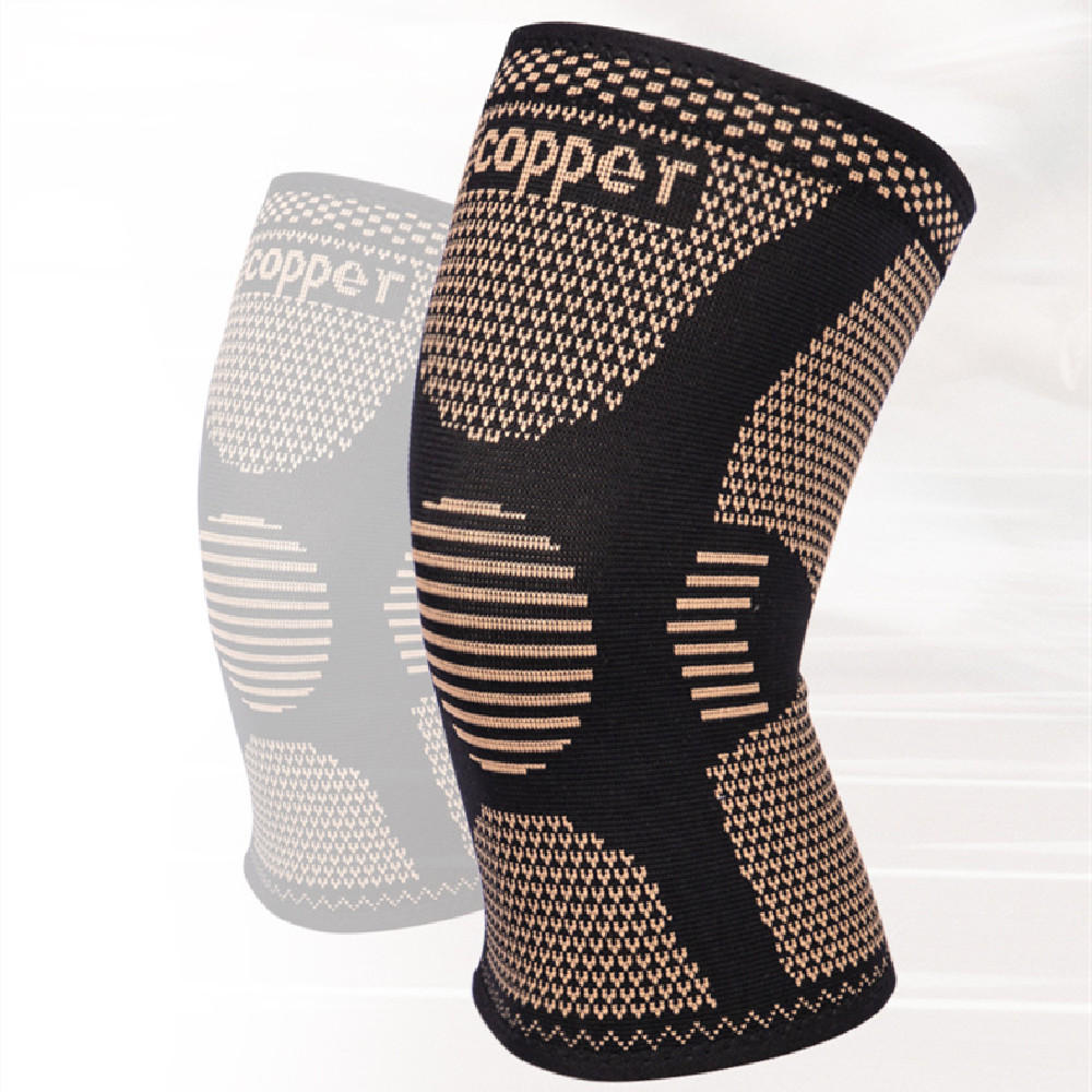 Title 6, Sports Knee Pad Fiber Knitted Copper Ion