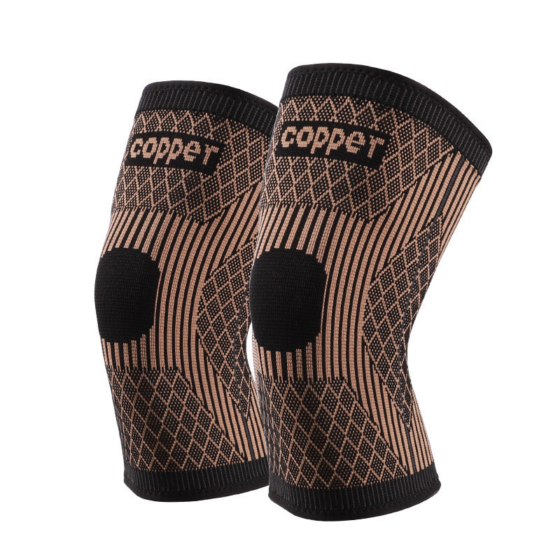 Title 7, Sports Knee Pad Fiber Knitted Copper Ion