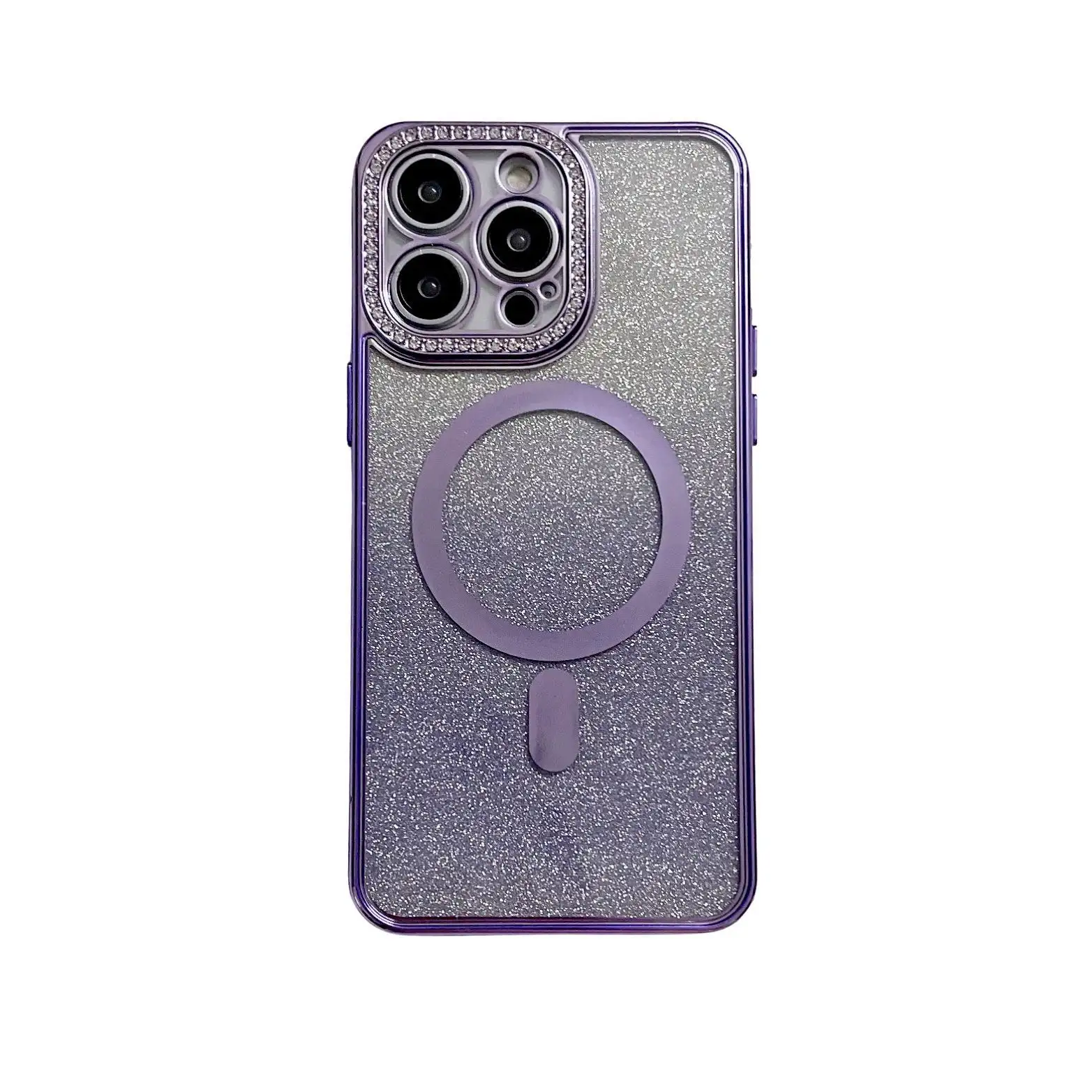 Electroplating Gradient Glitter Rhinestone Mobile Phone Shell All Inclusive