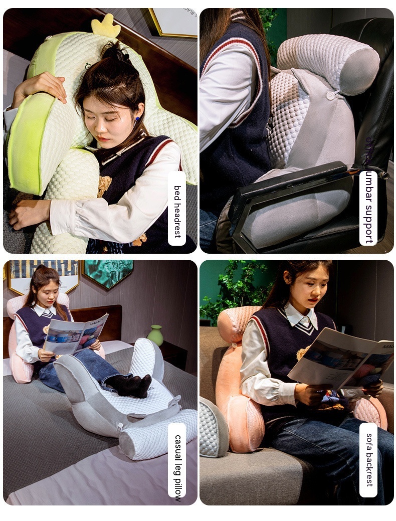 Large Backrest Waist Support Sofa Cushion