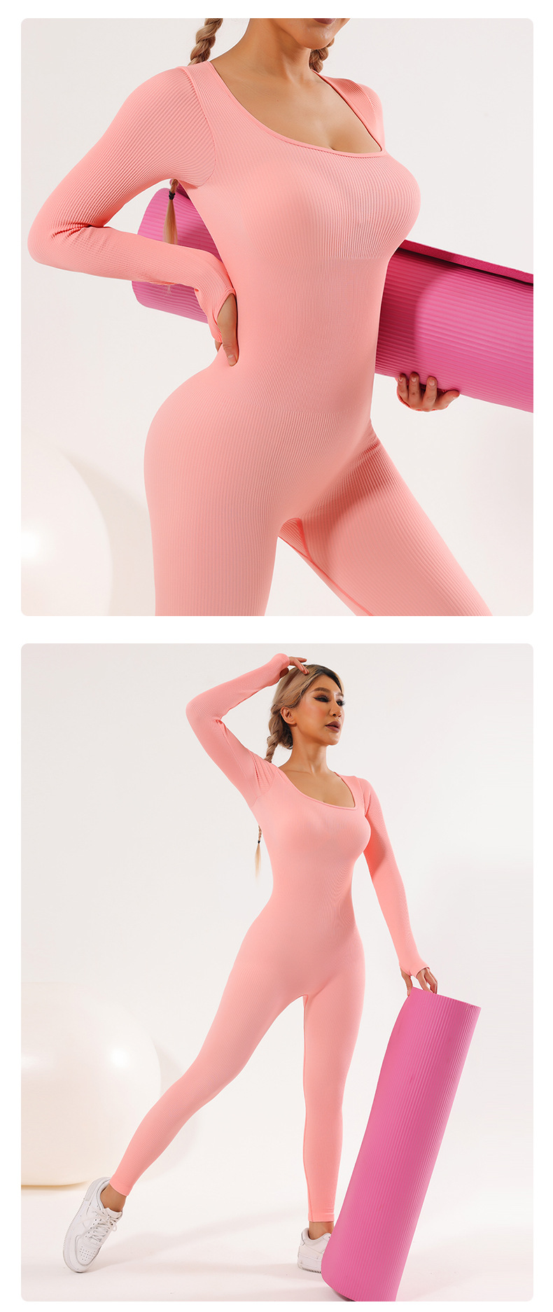 Title 6, Quick Drying Seamless Yoga Bodysuit