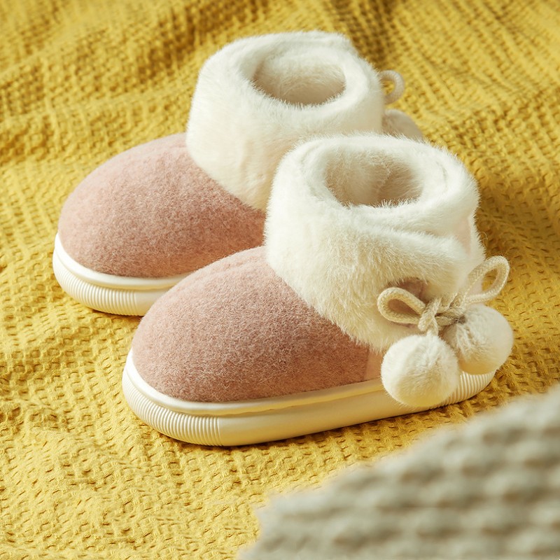 Children's Warm Keeping Heel Cover Cotton Shoes Fleece-lined Winter — foto 10