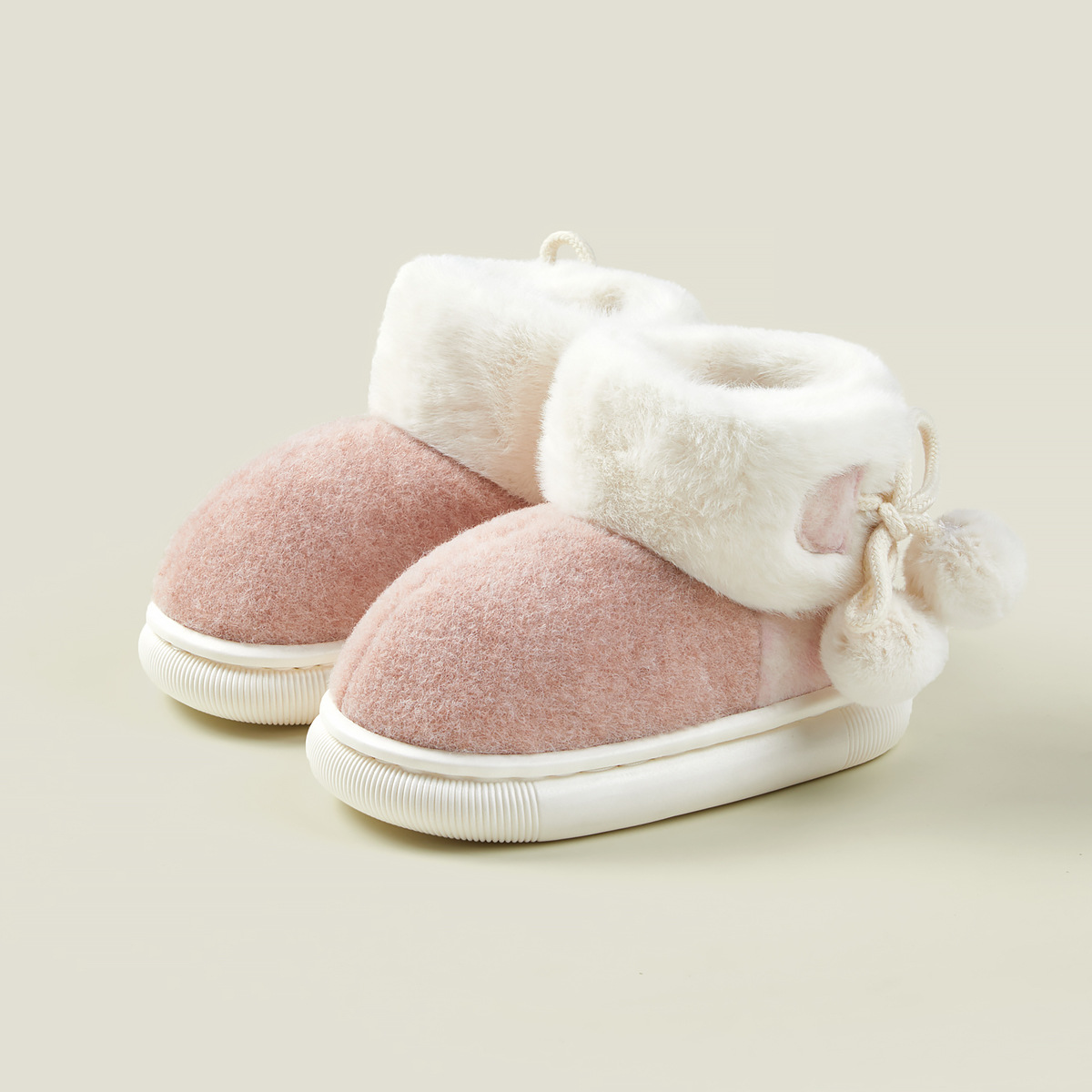 Children's Warm Keeping Heel Cover Cotton Shoes Fleece-lined Winter — foto 3
