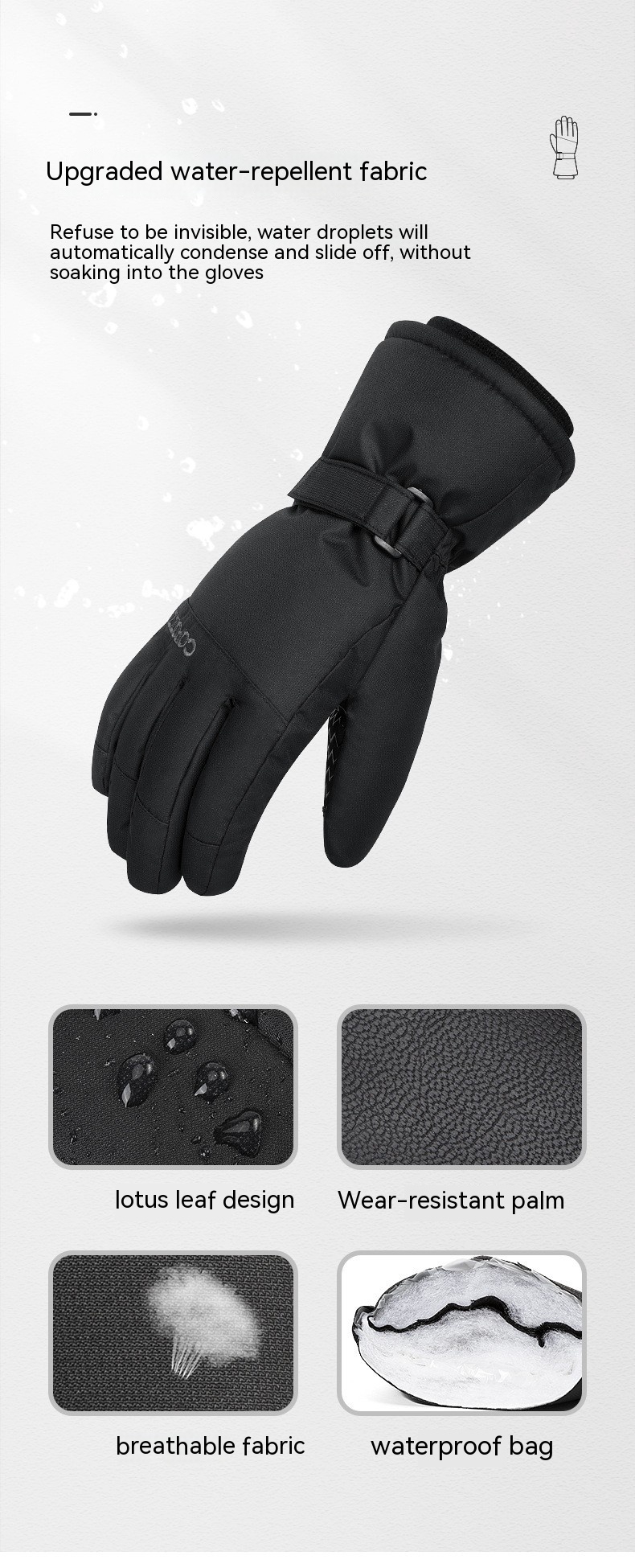 Title 6, Touch Screen Cold-proof Waterproof Winter Warm ...