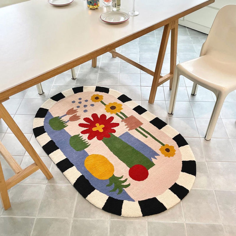 Bathroom Mat Door Mat Toilet Absorbent Non-slip Entry Door Carpet