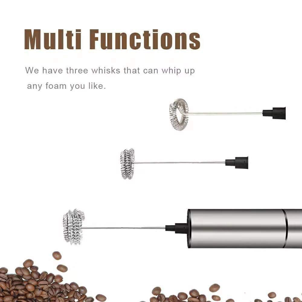 Title 4, Stainless Steel Coffee Blender Electric Whisk