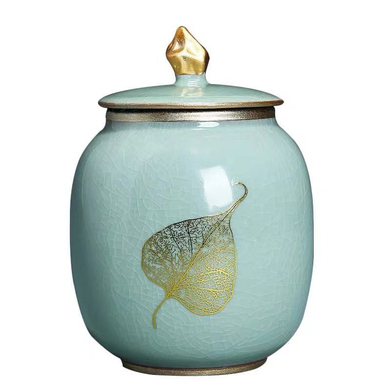 Title 6, Retro Atmospheric Tea Ceramic Dense Storage Tan...