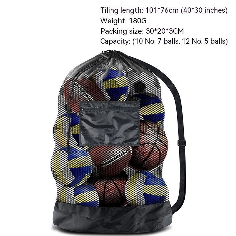 Title 2, Basketball Row Net Sports Net Ball Pocket Bags,...