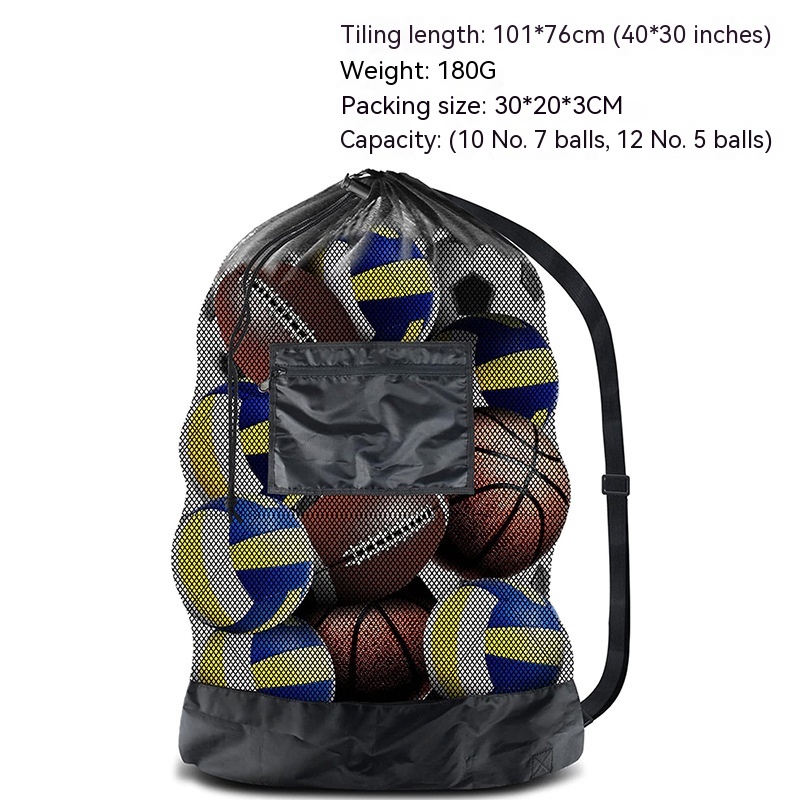 Title 7, Basketball Row Net Sports Net Ball Pocket Bags,...