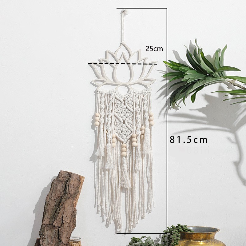Lotus Macrame Wall Hanging Decoration