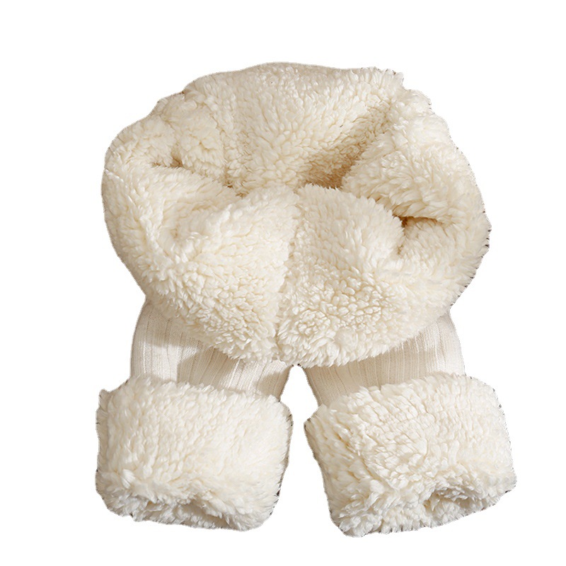 Autumn And Winter Fleece-lined Thickened Baby Girls Leggings