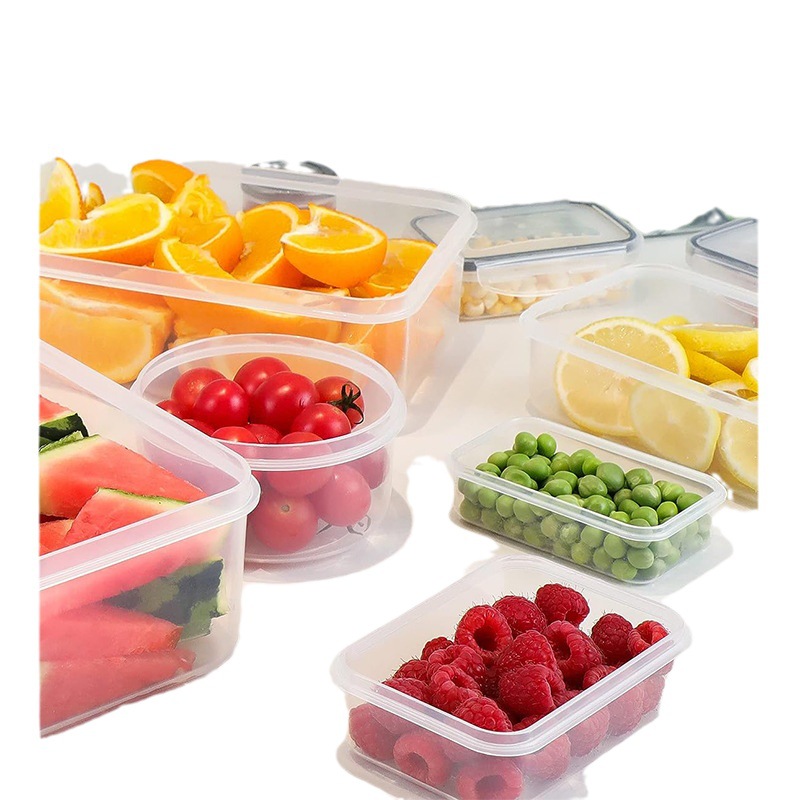 Title 3, Kitchen Refrigerator Transparent Plastic Seal Box