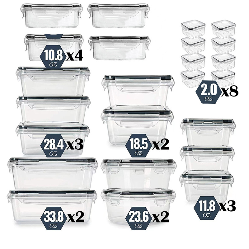 Title 4, Kitchen Refrigerator Transparent Plastic Seal Box