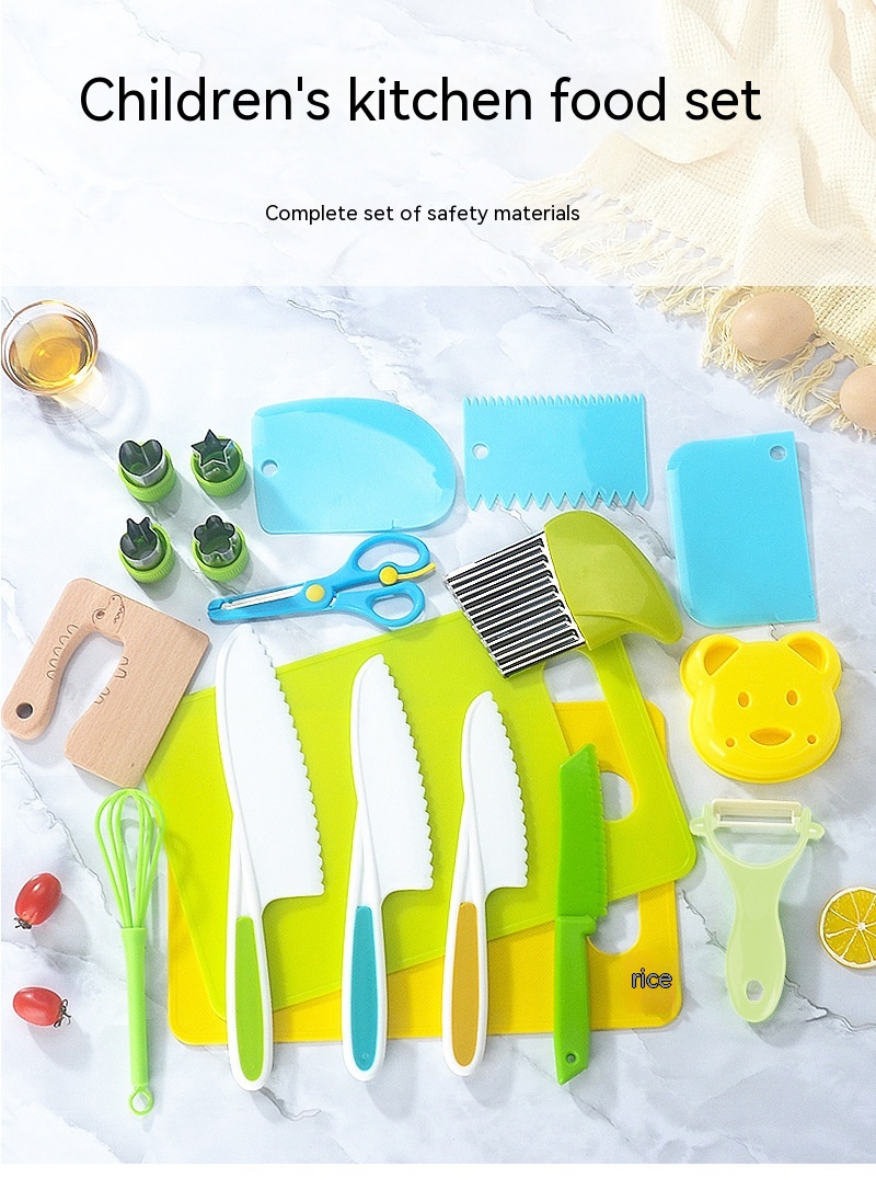 Childrens-Plastic-Birthday-Cake-Stand-Knife-Toy-Suit