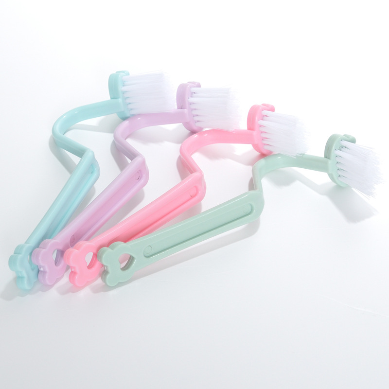 Kitchen Bathroom Toilet No Dead Angle V-shaped Curved Cleaning Brush