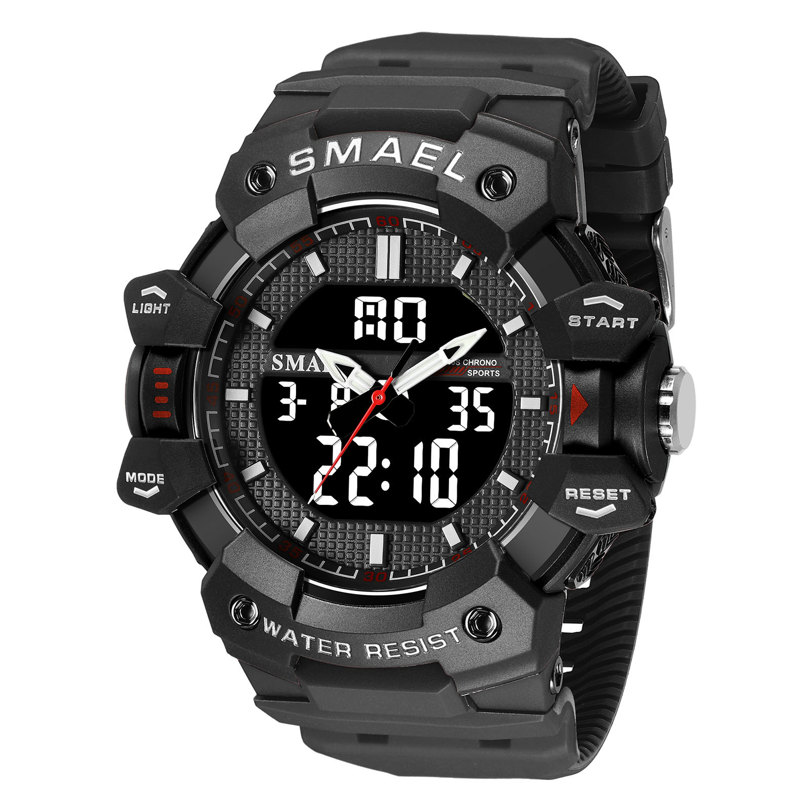 Waterproof Student Electronic Sports Watch in green