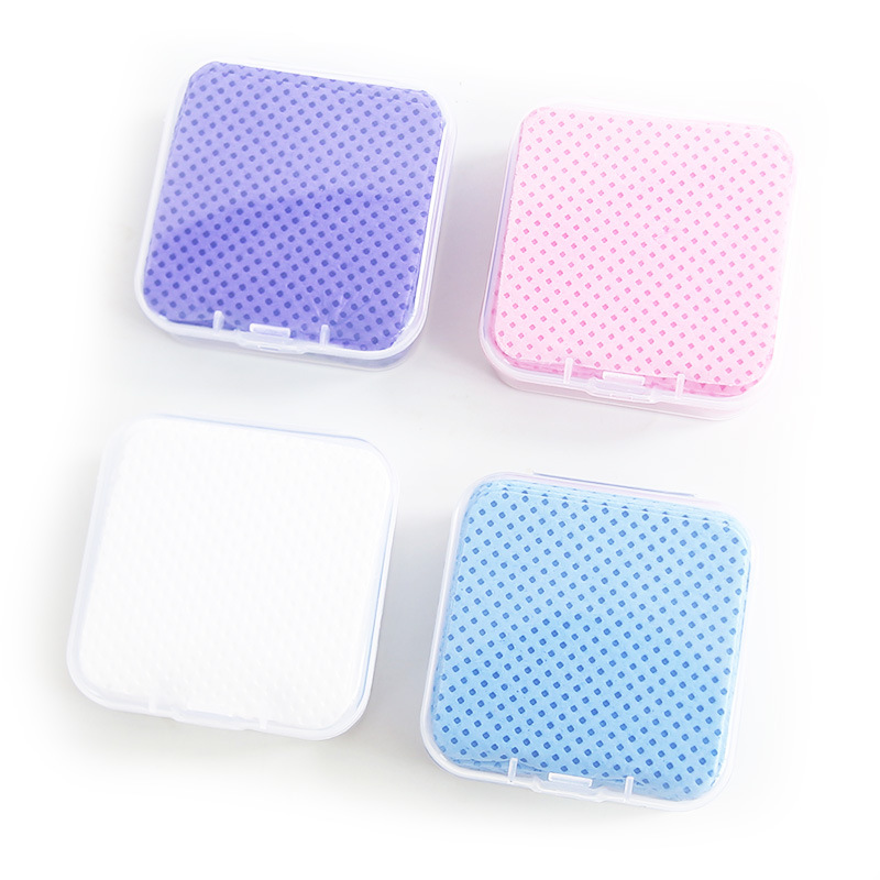 Nail polish remover pads