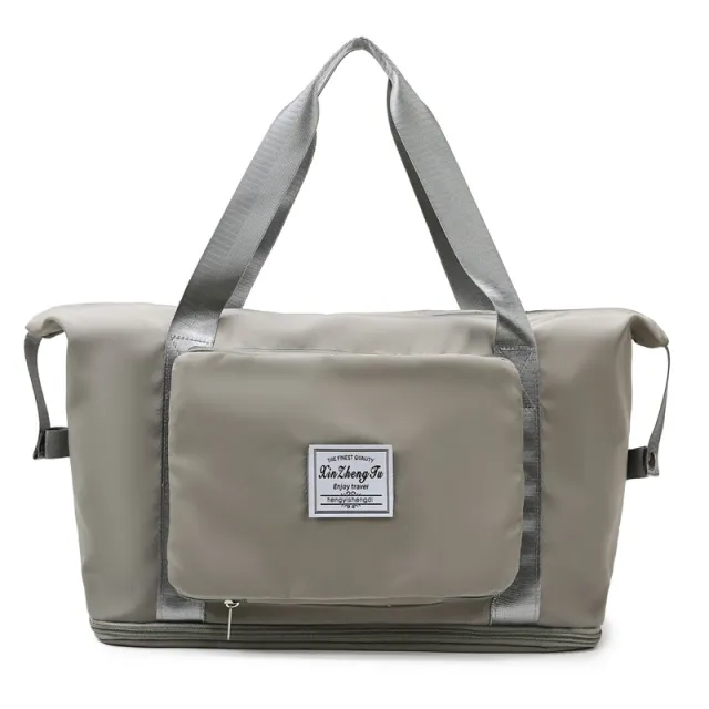 Travel Bag Dry And Wet Separation Large Capacity Travel Bag Gray - Shop at LoveMi
