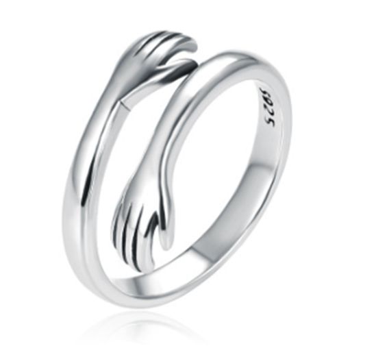 Title 2, Bague Ouverte en Argent S925 pour Femme Bijou É...