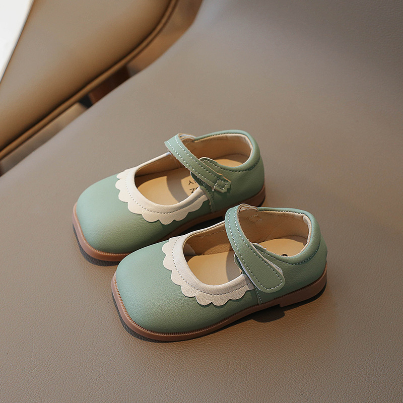 Girls' Princess Soft-soled Lace Leather Shoes — foto 12
