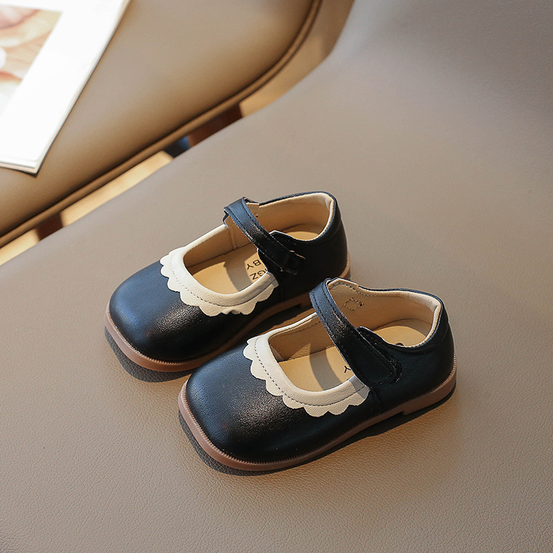 Girls' Princess Soft-soled Lace Leather Shoes — foto 11