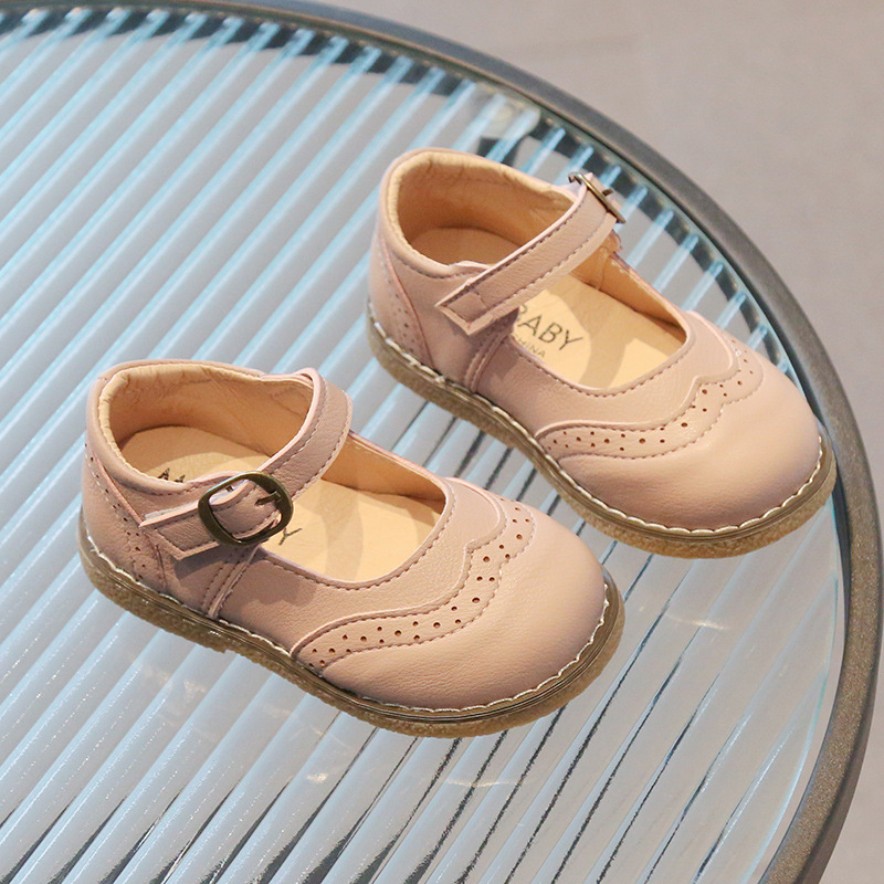Girls' Casual Solid Color Leather Shoes — foto 7
