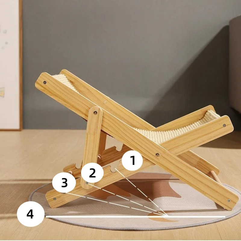 Solid Wood Cat Climbing Frame Recliner Four Seasons Universal