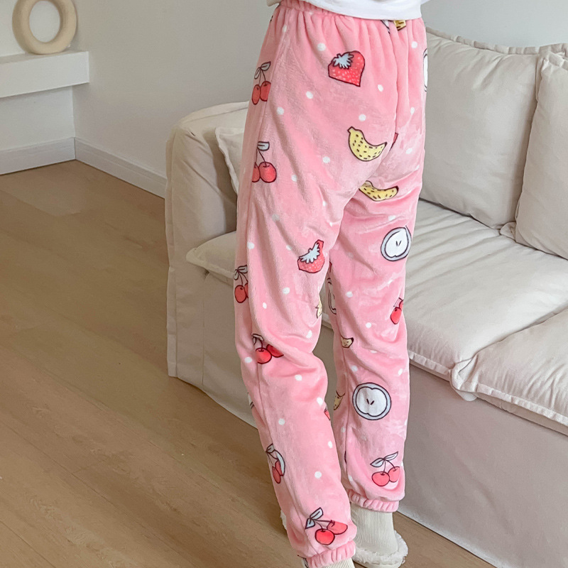 Title 3, Autumn And Winter Pajama Fairy Warm Flannel Tro...