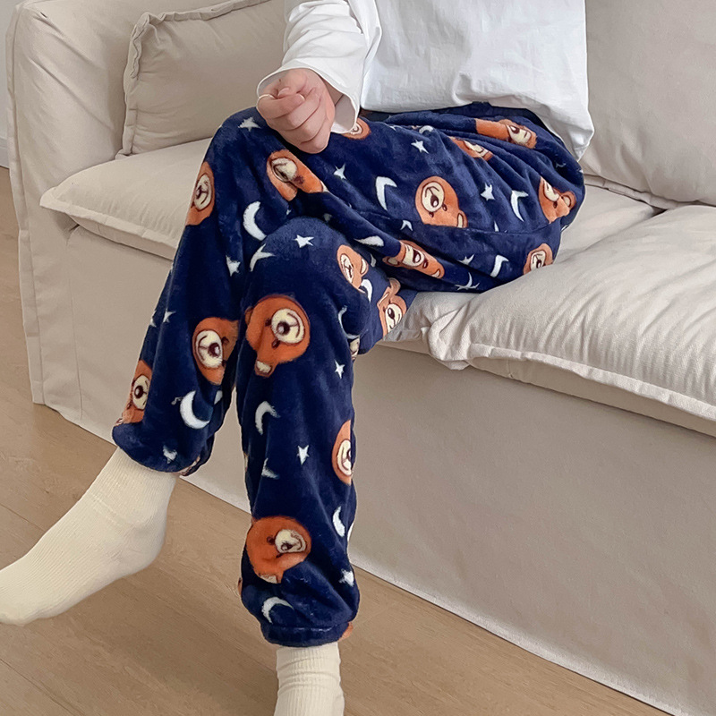 Title 4, Autumn And Winter Pajama Fairy Warm Flannel Tro...