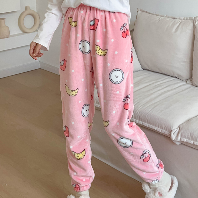 Title 5, Autumn And Winter Pajama Fairy Warm Flannel Tro...