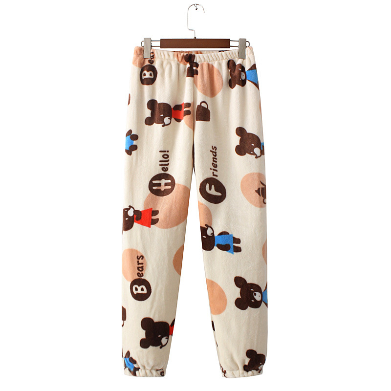 Title 7, Autumn And Winter Pajama Fairy Warm Flannel Tro...