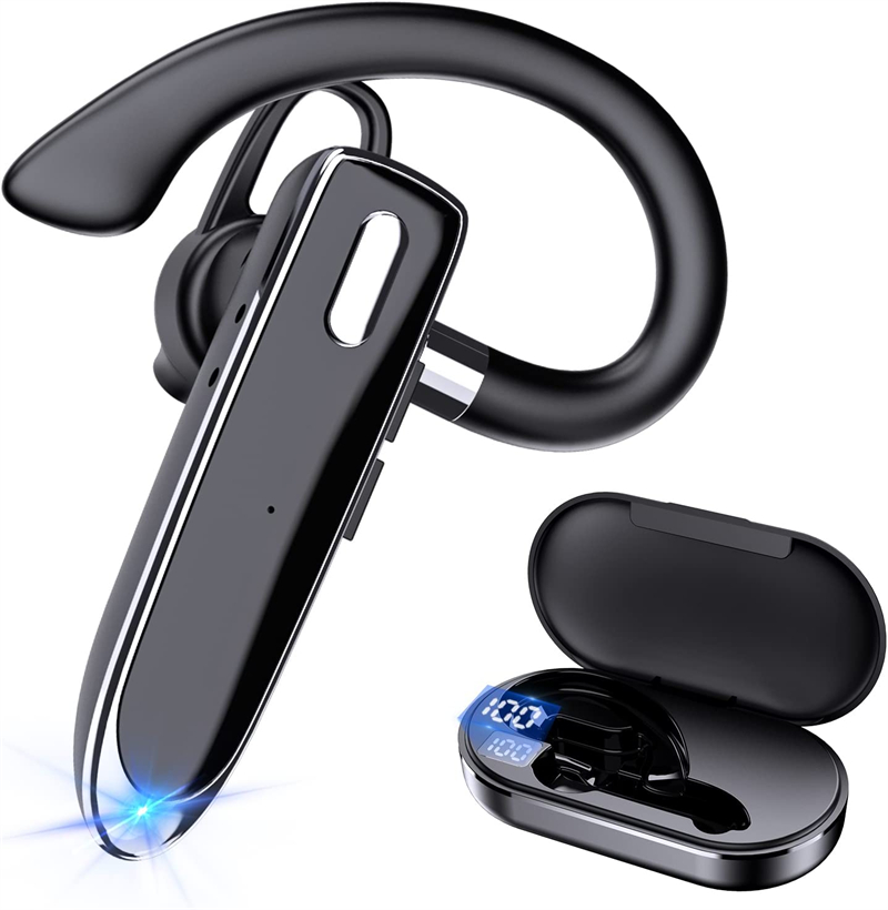 Wireless Bluetooth Headset Ear-mounted Digital Display Waterproof And Noise Reduction - Image 4